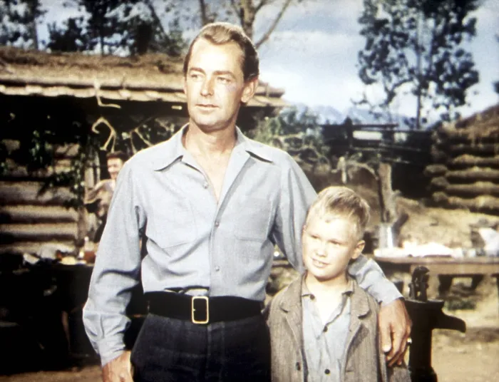 Framed Print : SHANE, Alan Ladd, Brandon de Wilde, 1953