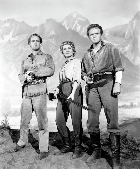 Framed Print : SHANE, Alan Ladd, Jean Arthur, Van Heflin, 1953