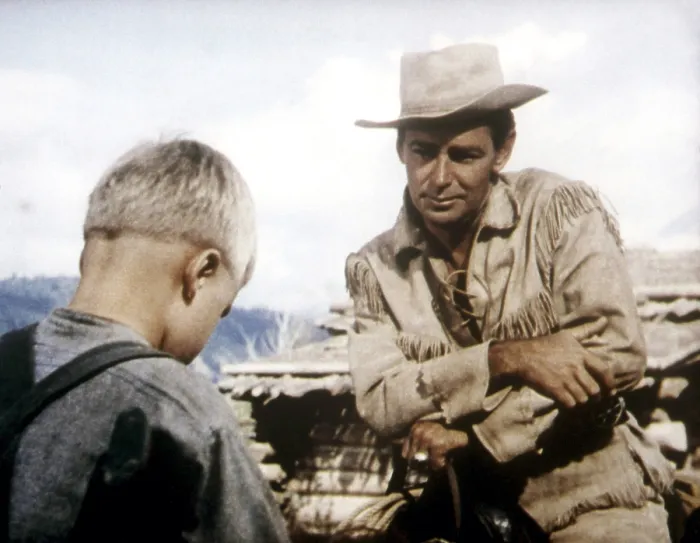 Framed Print : SHANE, Brandon de Wilde, Alan Ladd, 1953