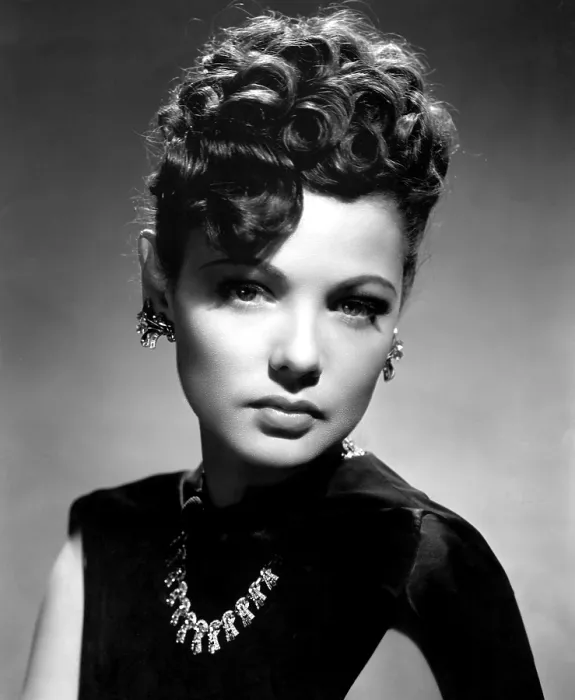 Framed Print : THE SHANGHAI GESTURE, Gene Tierney (wearing a costume designed by Oleg Cassini), 1941
