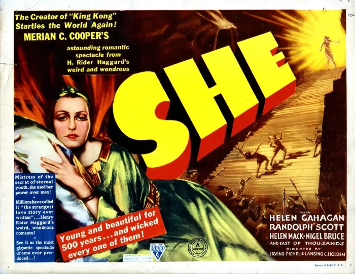 Framed Print : SHE, Helen Gahagan, 1935