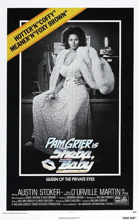 Framed Print : SHEBA, BABY, US poster, Pam Grier, 1975