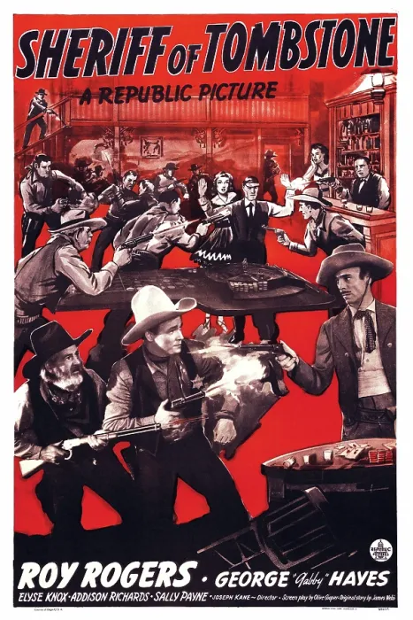 Framed Print : SHERIFF OF TOMBSTONE, Gabby Hayes, Roy Rogers, 1941