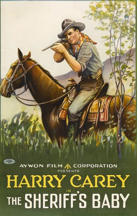 Framed Print : THE SHERIFF'S BABY, Harry Carey on poster art, 1913 Framed Print : THE SHERIFF'S BABY, Harry Carey on poster art, 1913