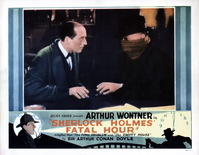Framed Print : SHERLOCK HOLMES FATAL HOUR (aka THE SLEEPING CARDINAL), Arthur Wontner, (left), 1931 Framed Print : SHERLOCK HOLMES FATAL HOUR (aka THE SLEEPING CARDINAL), Arthur Wontner, (left), 1931
