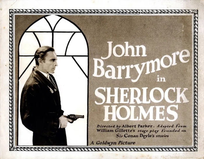 Framed Print : SHERLOCK HOLMES, John Barrymore, 1922