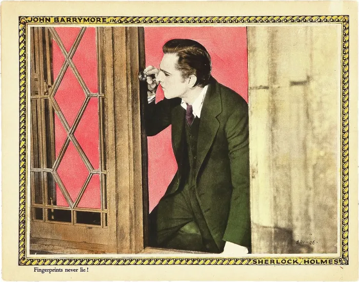 Framed Print : SHERLOCK HOLMES, John Barrymore, 1922