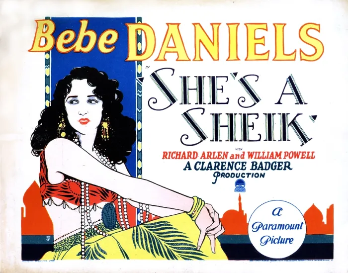 Framed Print : SHE'S A SHEIK, Bebe Daniels, 1927