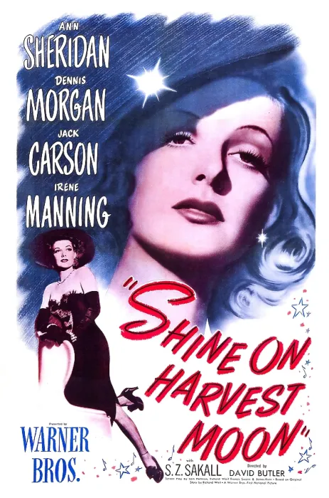 Framed Print : SHINE ON HARVEST MOON, US poster, Ann Sheridan, 1944
