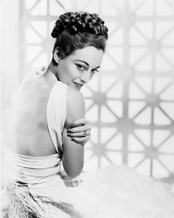 Framed Print : THE SHINING HOUR, Joan Crawford, in a white silk gown with quilted skirt by Adrian, 1938 Framed Print : THE SHINING HOUR, Joan Crawford, in a white silk gown with quilted skirt by Adrian, 1938