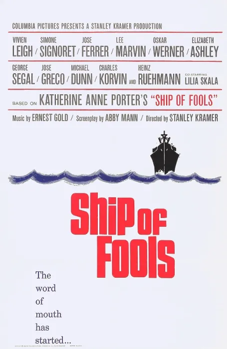 Framed Print : SHIP OF FOOLS, US poster art, 1965