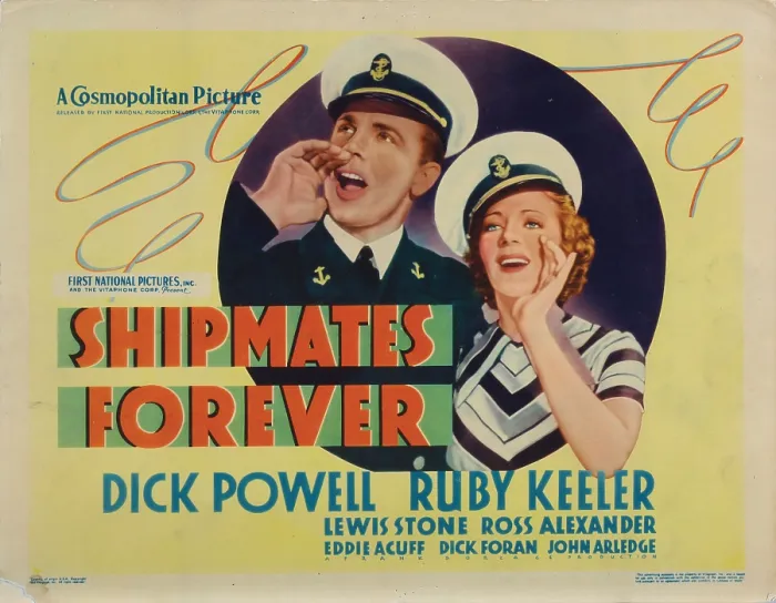 Framed Print : SHIPMATES FOREVER, Dick Powell, Ruby Keeler, 1935