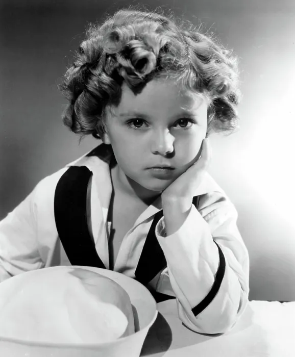 Framed Print : Shirley Temple in a sailor suit