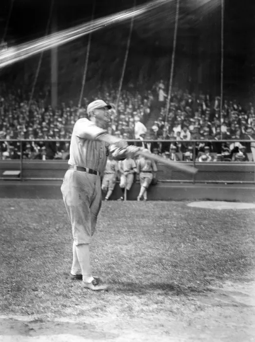 Framed Print : Shoeless Joe Jackson, batting practice, Chicago White Sox, 1920
