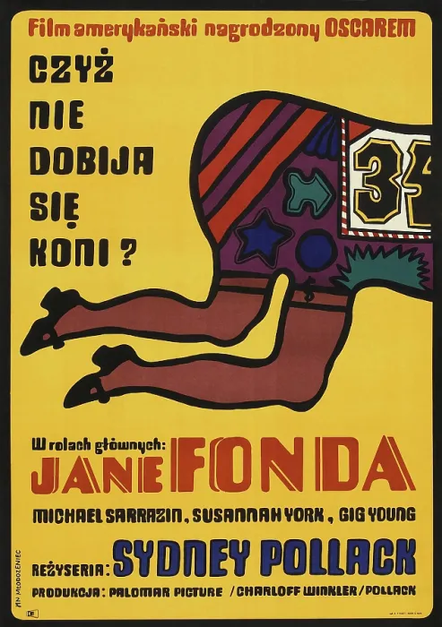 Framed Print : THEY SHOOT HORSES, DON'T THEY?, (aka CZYZ NIE DOBIJA SIE KONI?), Polish poster, 1969