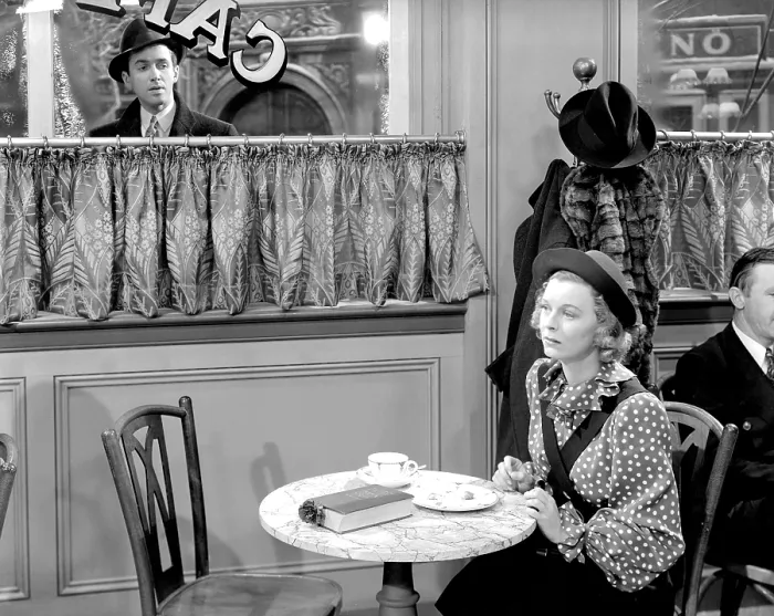 Framed Print : THE SHOP AROUND THE CORNER, James Stewart, Margaret Sullavan, 1940
