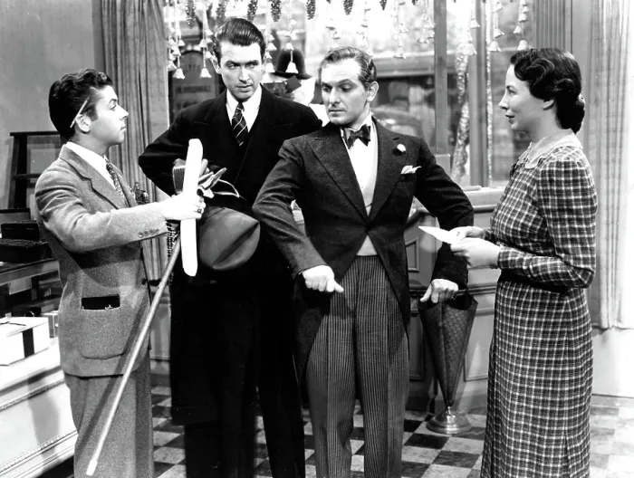 Framed Print : THE SHOP AROUND THE CORNER, William Tracy, James Stewart, Joseph Schildkraut, Sara Haden, 1940