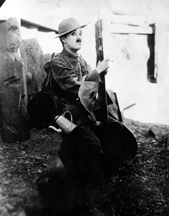 Framed Print : SHOULDER ARMS, Charlie Chaplin, 1918 Framed Print : SHOULDER ARMS, Charlie Chaplin, 1918