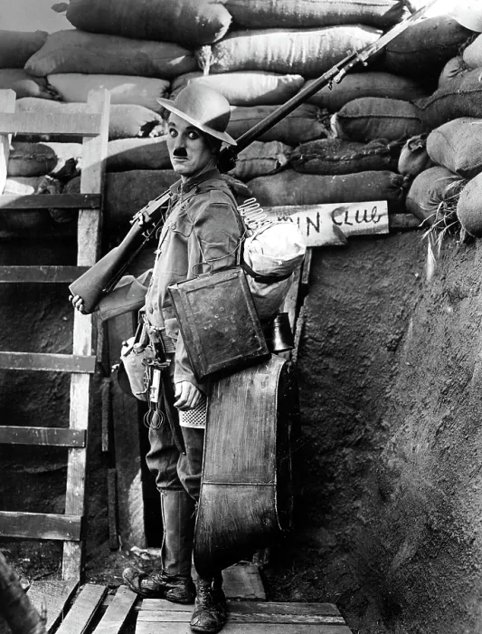 Framed Print : SHOULDER ARMS, Charlie Chaplin, 1918 Framed Print : SHOULDER ARMS, Charlie Chaplin, 1918