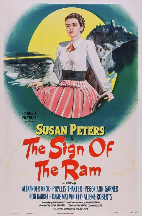 Framed Print : THE SIGN OF THE RAM, US poster art, Susan Peters, 1948 Framed Print : THE SIGN OF THE RAM, US poster art, Susan Peters, 1948