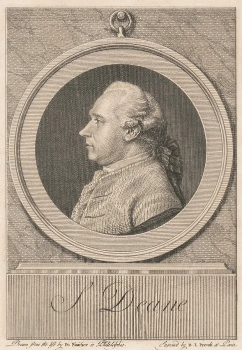 Framed Print : Silas Deane was the Continental Congresss secret diplomat in Paris to negotiate financial and military assistance from France Framed Print : Silas Deane was the Continental Congresss secret diplomat in Paris to negotiate financial and military assistance from France