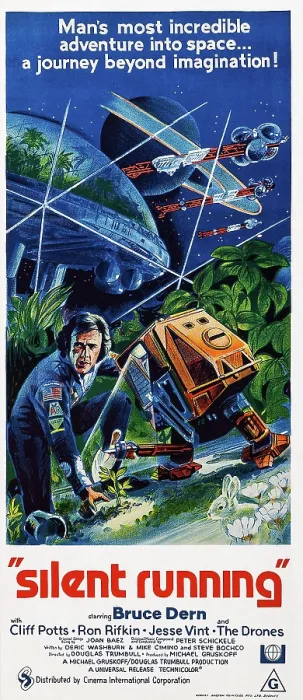 Framed Print : SILENT RUNNING, US poster art, Bruce Dern, 1972 Framed Print : SILENT RUNNING, US poster art, Bruce Dern, 1972
