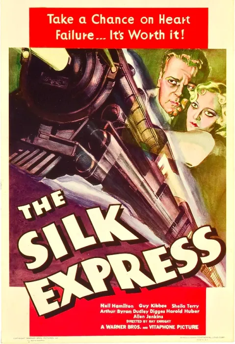 Framed Print : THE SILK EXPRESS, from left: Neil Hamilton, Sheila Terry on midget window card, 1933 Framed Print : THE SILK EXPRESS, from left: Neil Hamilton, Sheila Terry on midget window card, 1933