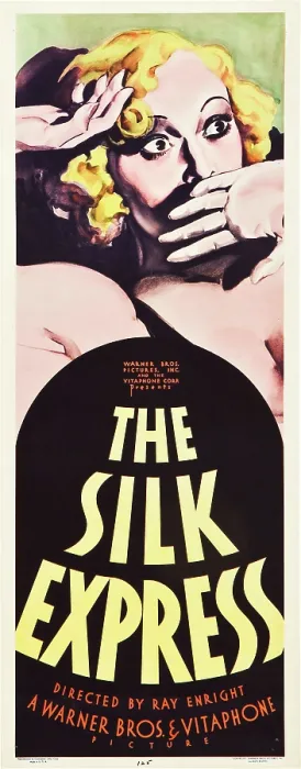 Framed Print : THE SILK EXPRESS, Sheila Terry on insert poster art, 1933