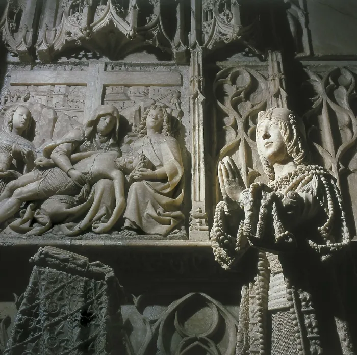 Framed Print : SILOGil de (1486-1501). Sepulchre of Juan de Padilla. c. 1500. Gothic art. Sculpture on marble. SPAIN. Burgos. Burgos Museum. AISA / Everett Collection (99202)**US SALES ONLY** Framed Print : SILOGil de (1486-1501). Sepulchre of Juan de Padilla. c. 1500. Gothic art. Sculpture on marble. SPAIN. Burgos. Burgos Museum. AISA / Everett Collection (99202)**US SALES ONLY**