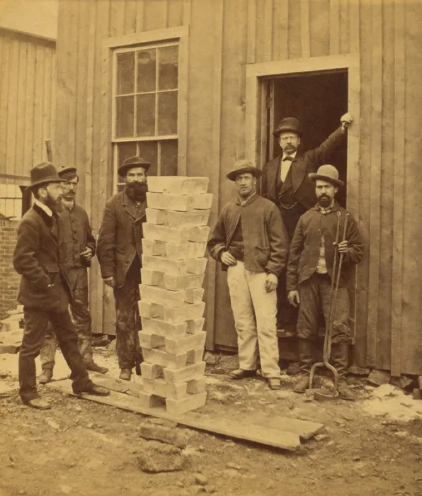 Framed Print : Silver bullion bricks were the final product of the silver milling process. These were photographed in Colorado, ca. 1870-1880 (BSLOC_2020_1_44) Framed Print : Silver bullion bricks were the final product of the silver milling process. These were photographed in Colorado, ca. 1870-1880 (BSLOC_2020_1_44)