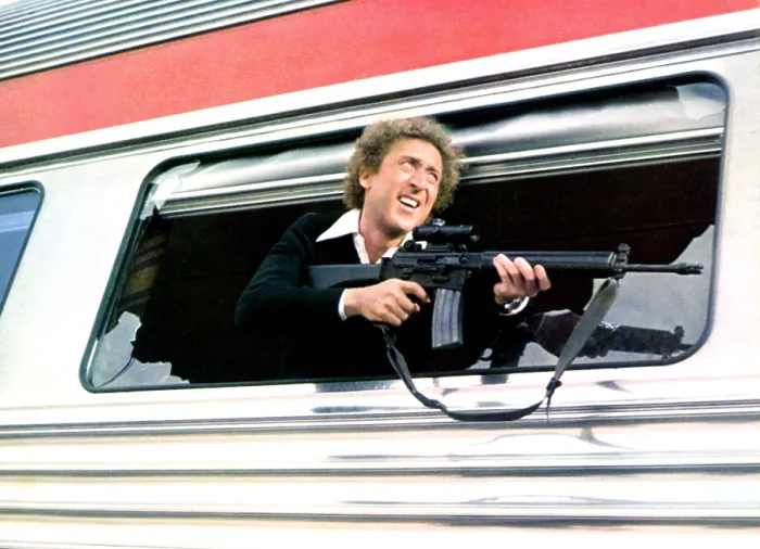 Framed Print : SILVER STREAK, Gene Wilder, 1976, TM and Copyright (c) 20th Century-Fox Film Corp. All Rights Reserved