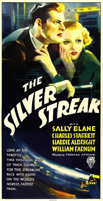 Framed Print : SILVER STREAK, from left: Charles Starrett, Sally Blane, 1934 Framed Print : SILVER STREAK, from left: Charles Starrett, Sally Blane, 1934
