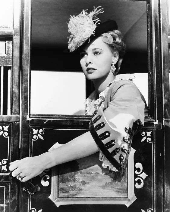 Framed Print : THE SILVER WHIP, Lola Albright, 1954, TM & Copyright 20th Century Fox Film Corp. / courtesy Everett Collection Framed Print : THE SILVER WHIP, Lola Albright, 1954, TM & Copyright 20th Century Fox Film Corp. / courtesy Everett Collection