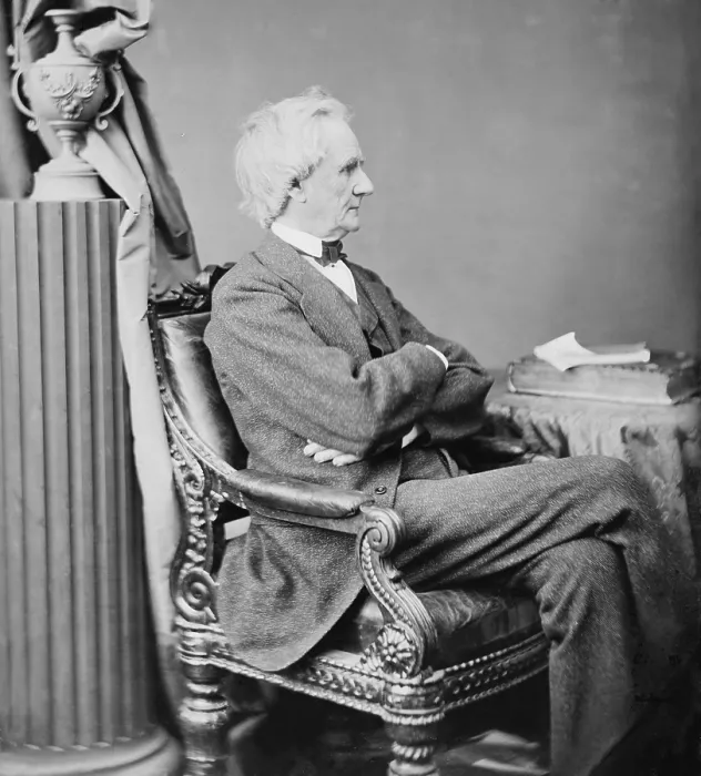 Framed Print : Simon Cameron (1799-1889) was Lincoln's first Secretary of War, but due to his corruption and mismanagement was replaced in 1862 by Edwin Stanton Framed Print : Simon Cameron (1799-1889) was Lincoln's first Secretary of War, but due to his corruption and mismanagement was replaced in 1862 by Edwin Stanton