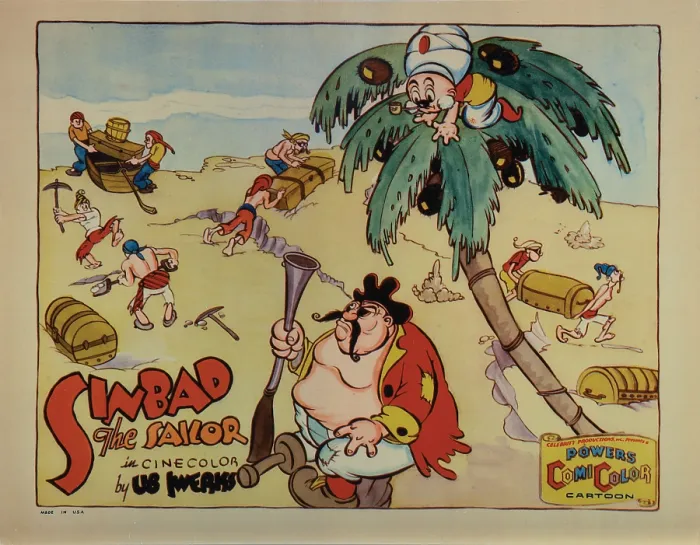 Framed Print : SINBAD THE SAILOR, Ub Iwerks animated short, 1935 Framed Print : SINBAD THE SAILOR, Ub Iwerks animated short, 1935