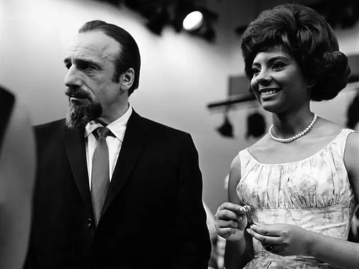 Framed Print : Singer Mitch Miller and Leslie Uggams, ca. early 1960s. Courtesy CSU Archives / Everett Collection Framed Print : Singer Mitch Miller and Leslie Uggams, ca. early 1960s. Courtesy CSU Archives / Everett Collection