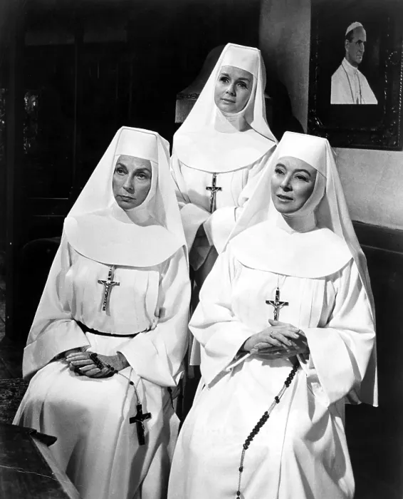 Framed Print : THE SINGING NUN, Agnes Moorehead, Debbie Reynolds, Greer Garson, 1966