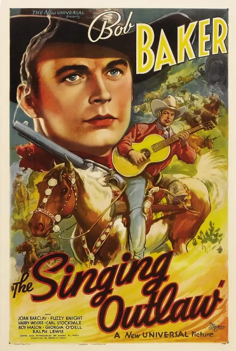 Framed Print : THE SINGING OUTLAW, Bob Baker, 1937