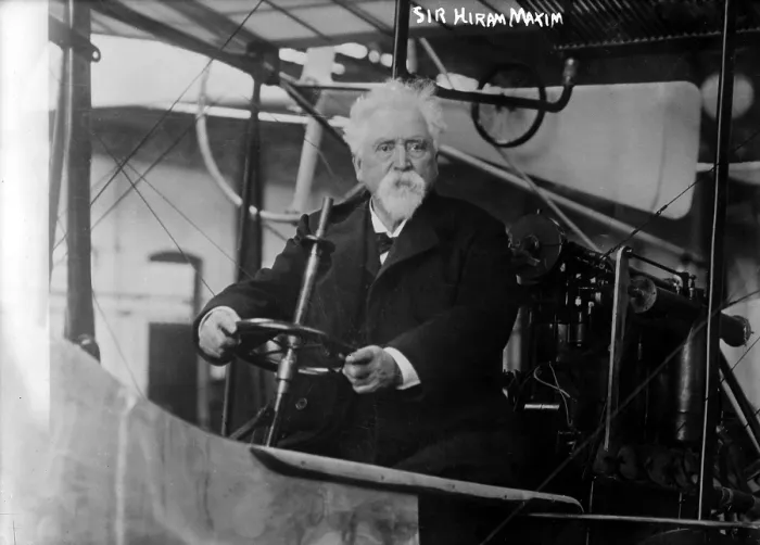 Framed Print : Sir Hiram Maxim, ca. 1911-1916