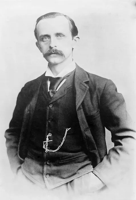 Framed Print : Sir James Barrie (1860-1937), created the character of Peter Pan, in stories and a 1904 play, Peter Pan, the Boy Who Wouldn't Grow Up