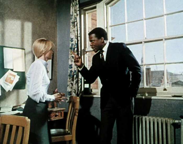 Framed Print : TO SIR WITH LOVE, Suzy Kendall, Sidney Poitier, 1967 Framed Print : TO SIR WITH LOVE, Suzy Kendall, Sidney Poitier, 1967