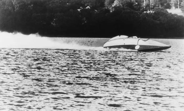 Framed Print : Sir Malcolm Campbell speeds over Lake Coniston in Bluebird II it a trial run in June 1947. He was preparing to beat his own world speedboat record of 141.7 mph set in 1939 Framed Print : Sir Malcolm Campbell speeds over Lake Coniston in Bluebird II it a trial run in June 1947. He was preparing to beat his own world speedboat record of 141.7 mph set in 1939