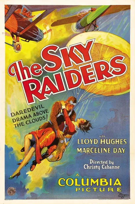 Framed Print : THE SKY RAIDERS, from left: Lloyd Hughes, Marceline Day, 1931