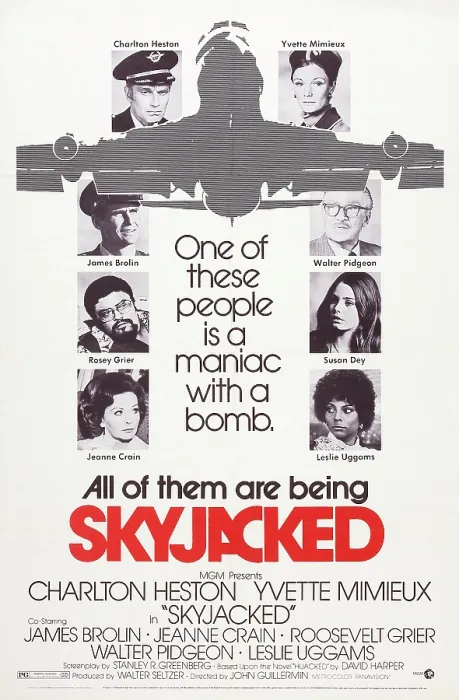 Framed Print : SKYJACKED, US poster art, clockwise from top left: Charlton Heston, Yvette Mimieux, Walter Pidgeon, Susan Dey, Leslie Uggams, Jeanne Crain, Rosey Grier, James Brolin, 1972 Framed Print : SKYJACKED, US poster art, clockwise from top left: Charlton Heston, Yvette Mimieux, Walter Pidgeon, Susan Dey, Leslie Uggams, Jeanne Crain, Rosey Grier, James Brolin, 1972