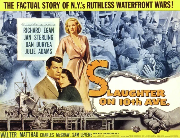 Framed Print : SLAUGHTER ON TENTH AVENUE, Richard Egan, Jan Sterling, Julie Adams, 1957 Framed Print : SLAUGHTER ON TENTH AVENUE, Richard Egan, Jan Sterling, Julie Adams, 1957