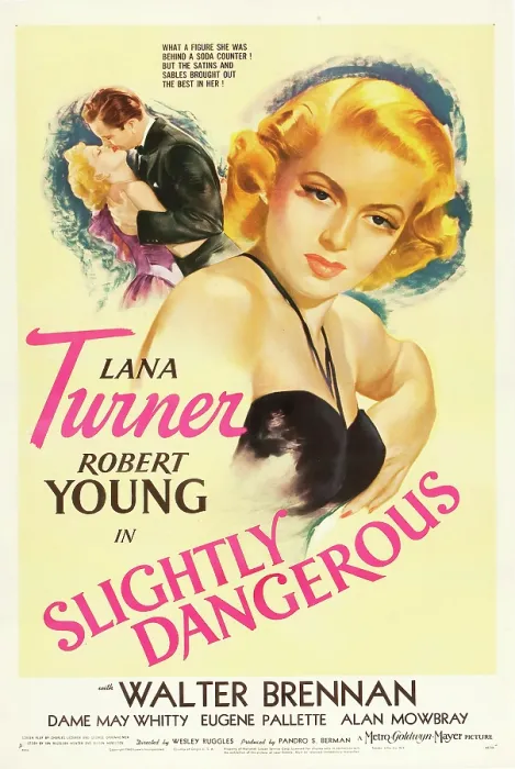 Framed Print : SLIGHTLY DANGEROUS, Lana Turner, Robert Young, 1943