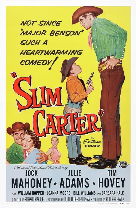 Framed Print : SLIM CARTER, US poster art, from bottom right: Jock Mahoney, Julie Adams, Joanna Moore, Tim Hovey, Jock Mahoney, 1957 Framed Print : SLIM CARTER, US poster art, from bottom right: Jock Mahoney, Julie Adams, Joanna Moore, Tim Hovey, Jock Mahoney, 1957