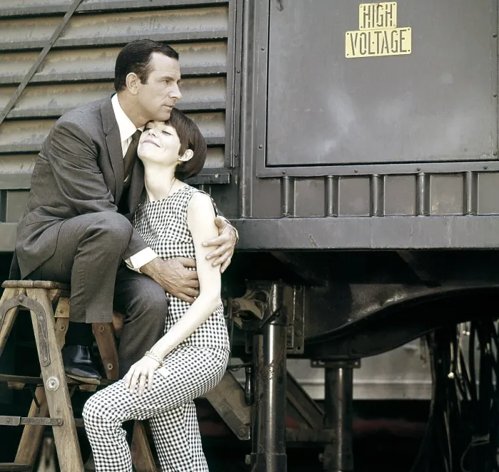 Framed Print : GET SMART, from left, Don Adams, Barbara Feldon, 1965-70 Framed Print : GET SMART, from left, Don Adams, Barbara Feldon, 1965-70