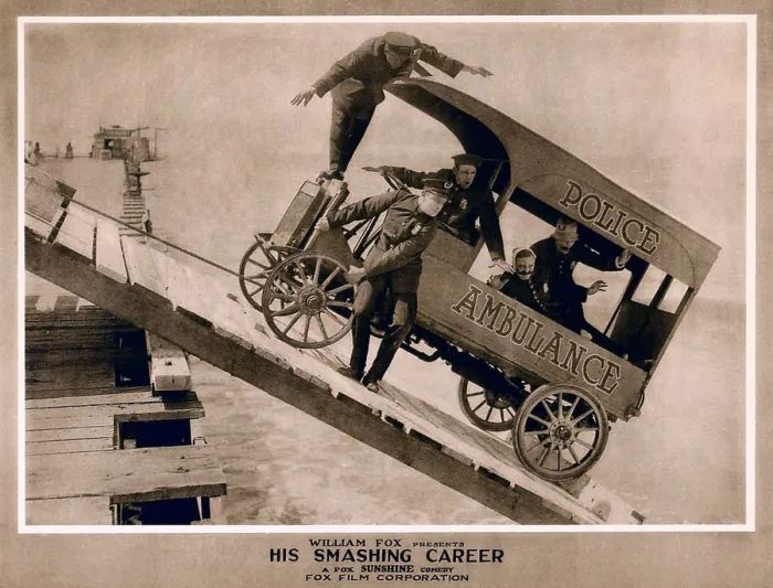 Framed Print : HIS SMASHING CAREER, lobbycard, 1917, TM and Copyright 20th Century Fox Film Corp. All rights reserved. / courtesy Everett Collection Framed Print : HIS SMASHING CAREER, lobbycard, 1917, TM and Copyright 20th Century Fox Film Corp. All rights reserved. / courtesy Everett Collection