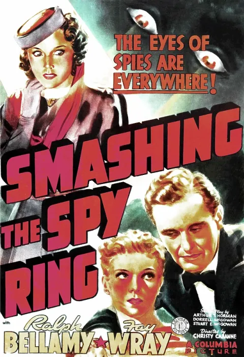 Framed Print : SMASHING THE SPY RING, US poster art, from let: Fay Wray, Ann Doran, Warren Hull, 1938 Framed Print : SMASHING THE SPY RING, US poster art, from let: Fay Wray, Ann Doran, Warren Hull, 1938